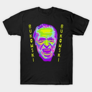 Charles Bukowski Portrait T-Shirt